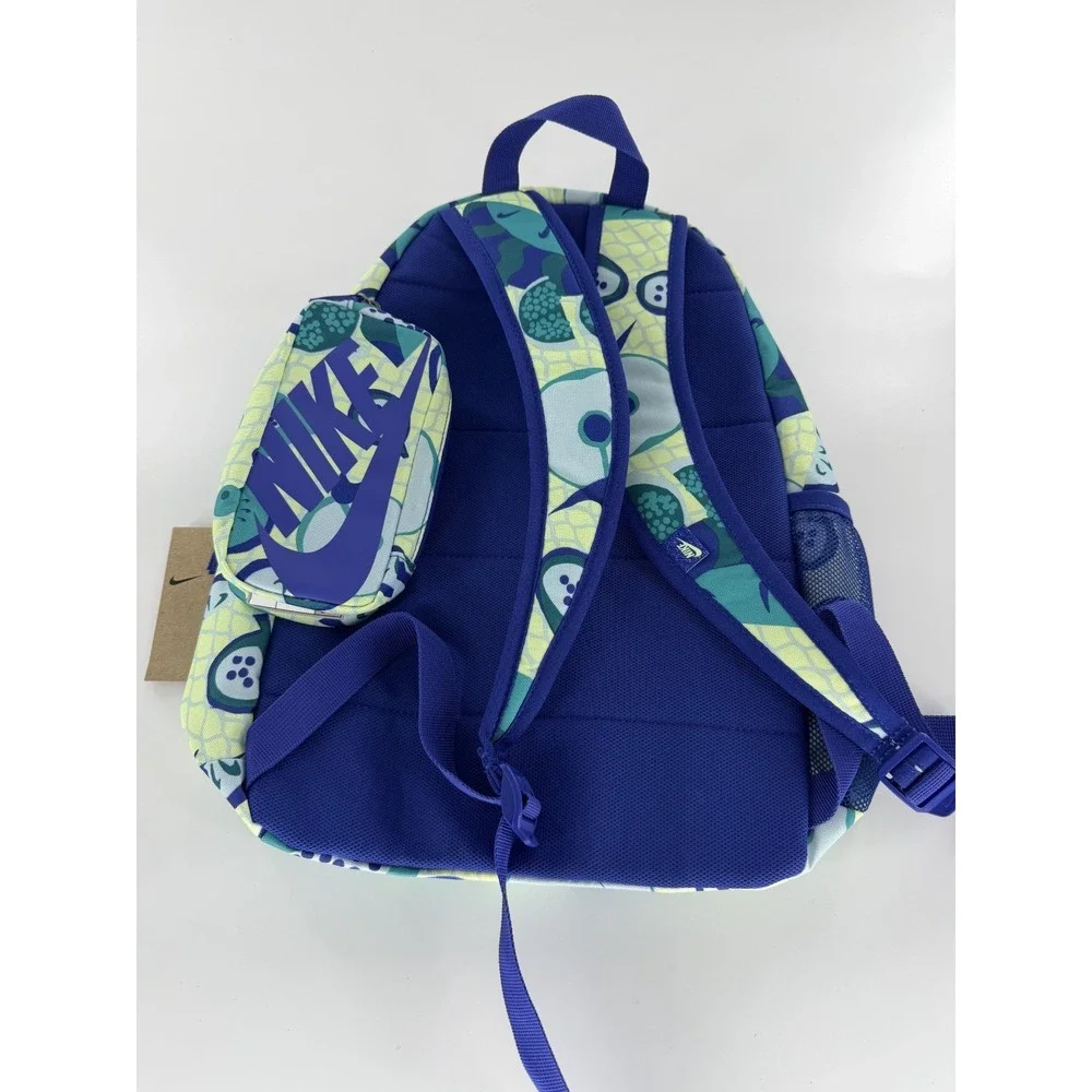 Nike‎ Elemental Big Kids 20L Backpack w/Pencil Case HM6895-701 Green Blue Fruit